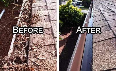 Professional yard cleanup service in Sugar Hill, GA by New Vision Windows And Gutters