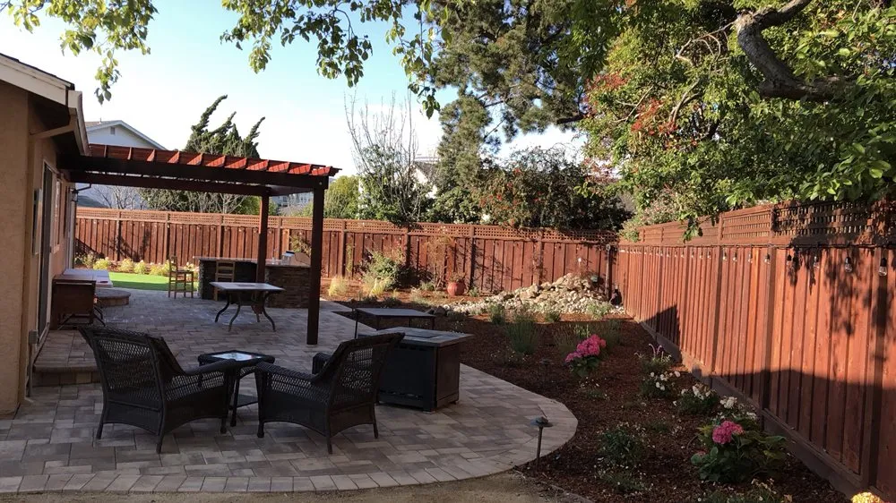 Custom landscape installation in East Palo Alto, CA - New World Landscaping