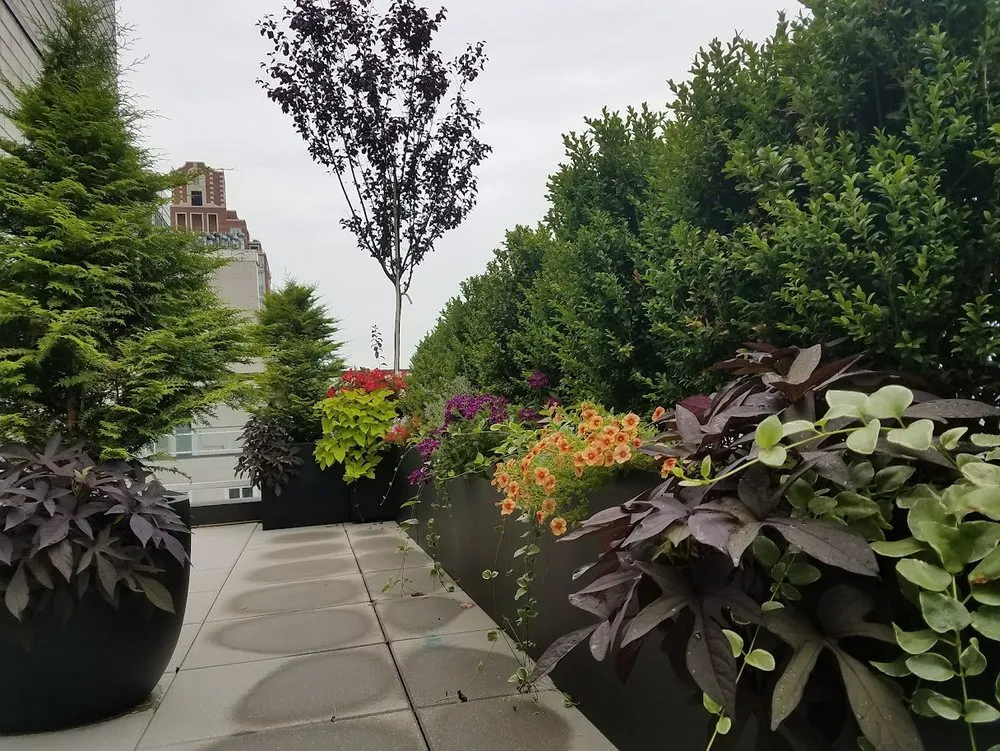Custom outdoor landscaping in New York, NY by New York Plantings Garden Design