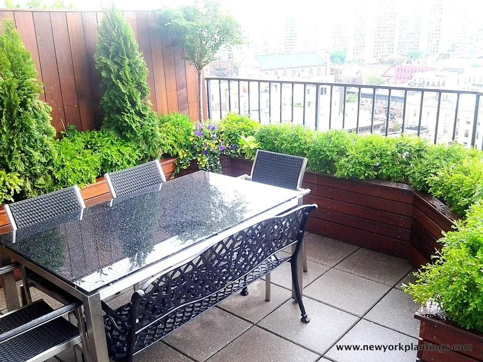 Custom landscape design for year-round maintenance in New York, NY by New York Plantings