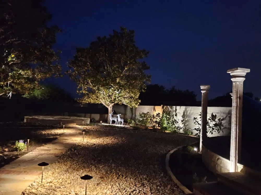 Professional garden landscaping for homes in New Braunfels, TX by Newberry Landscape