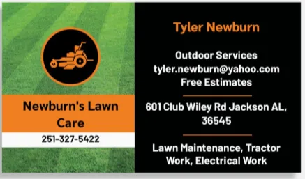 Top-rated lawn mowing service in Jackson, AL - Newburn's Lawn Care