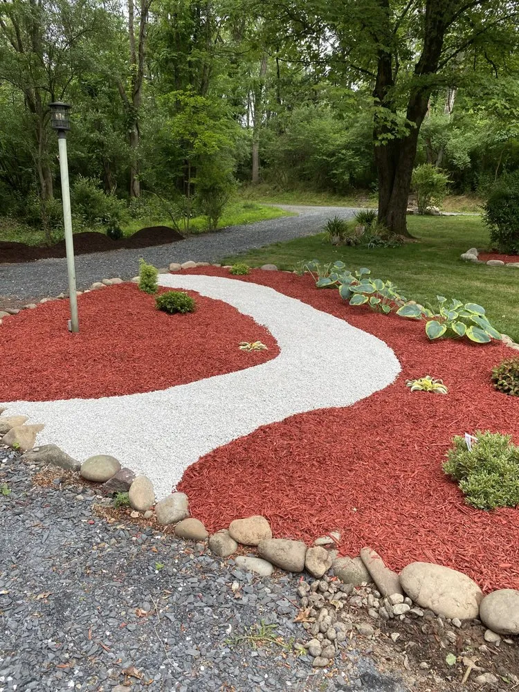 Affordable landscape design for beautiful yards across Danielsville, PA - NewFrontier Landscaping LLC.