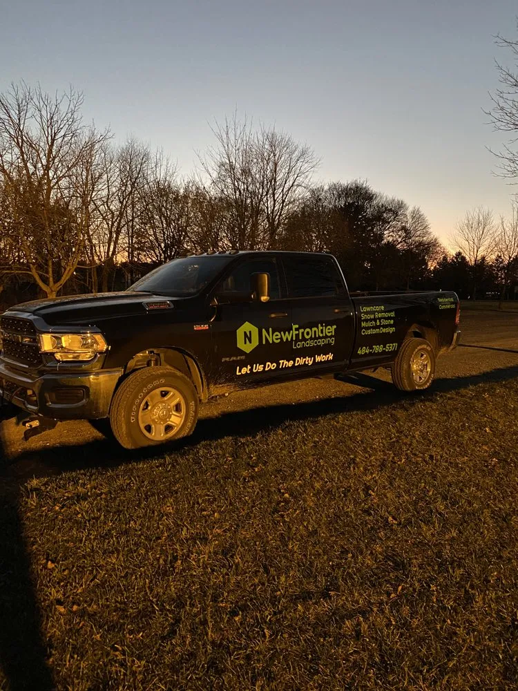 Trusted landscape installation in Danielsville, PA by NewFrontier Landscaping LLC.