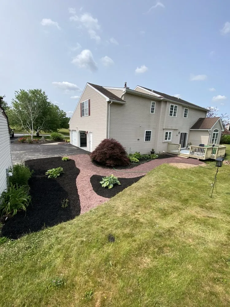 Local lawn care service in Danielsville, PA by NewFrontier Landscaping LLC.