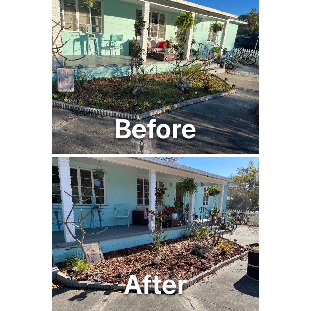 Custom outdoor landscaping for year-round maintenance in St. Petersburg, FL by NewGen Lawn Care