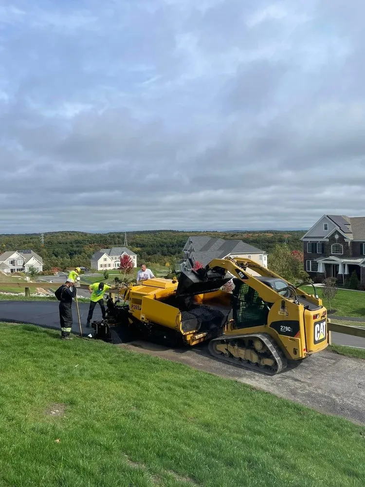 Expert lawn mowing service in Foxborough, MA by Newhook Contracting