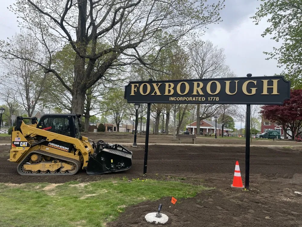 Trusted landscaping services in Foxborough, MA by Newhook Contracting