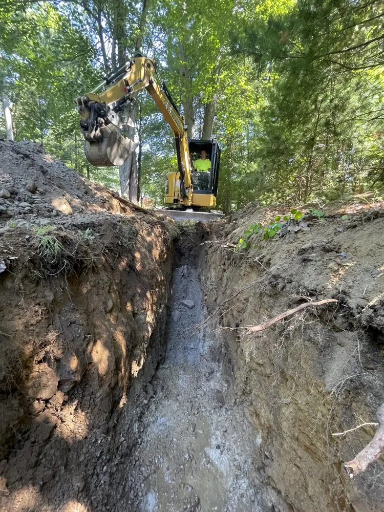 Professional yard cleanup service in Foxborough, MA - Newhook Contracting