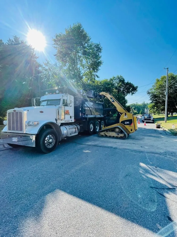 Local landscaping services for residential properties in Foxborough, MA by Newhook Contracting