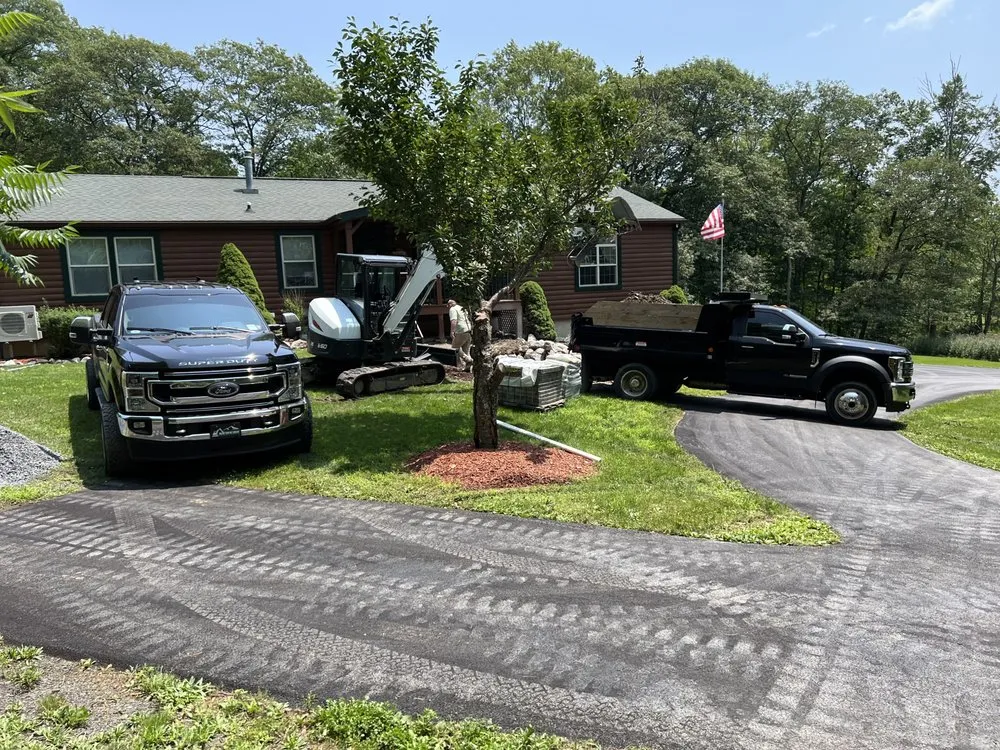 Expert lawn care service with custom design across Gardiner, NY - Newkirk Lawn & Landscape