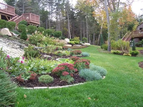 Local outdoor landscaping for homes in Hancock, ME by NewLand Nursery & Landscaping