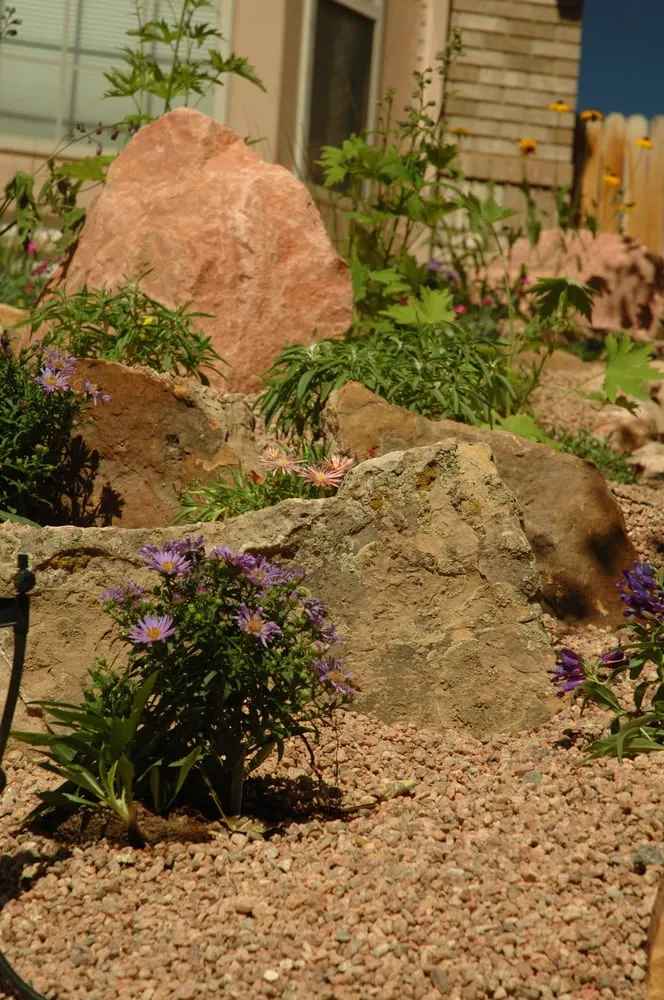 Custom garden landscaping in Peyton, CO - Newland-scaping