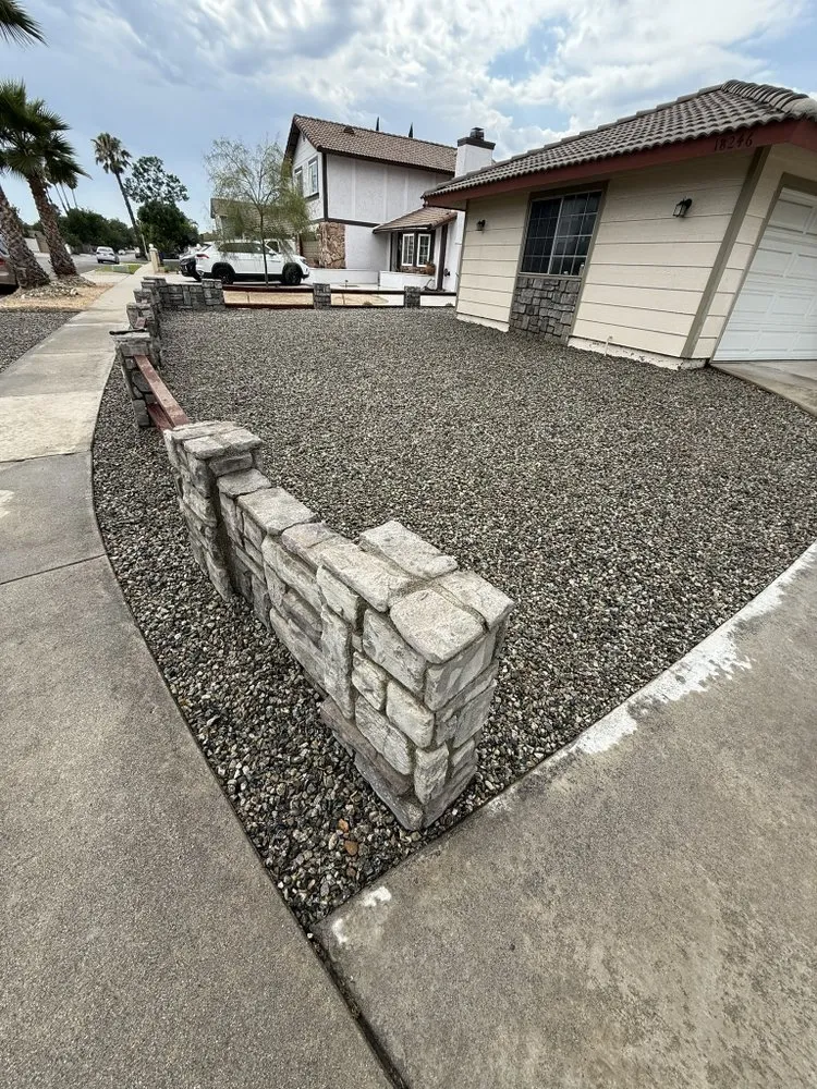 Affordable residential landscaping for residential properties in Colton, CA by Newline Concrete & Pavers