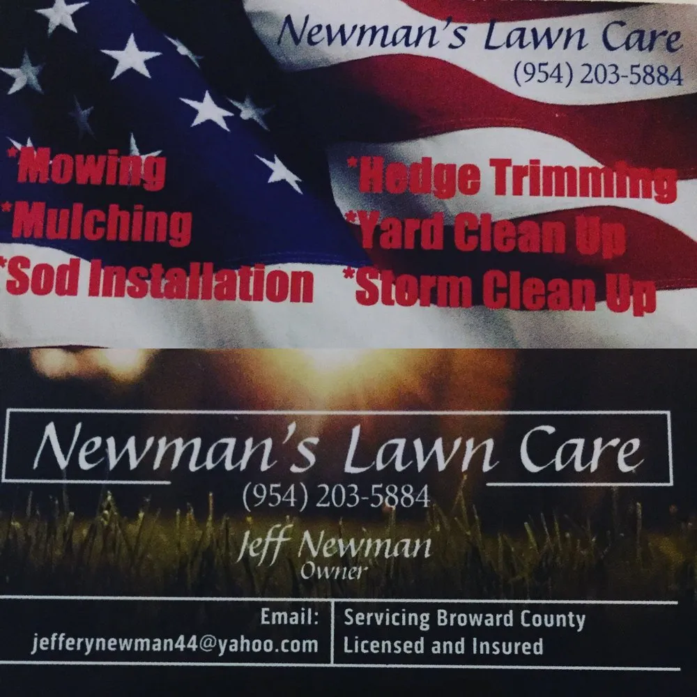 Reliable yard maintenance in Davie, FL - Newman's Lawn Service
