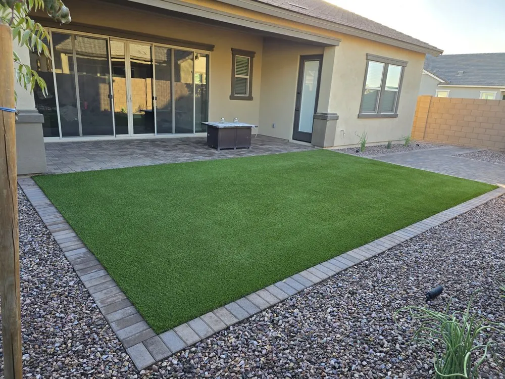 Custom residential landscaping in Mesa, AZ by Newton Landscaping & Masonry