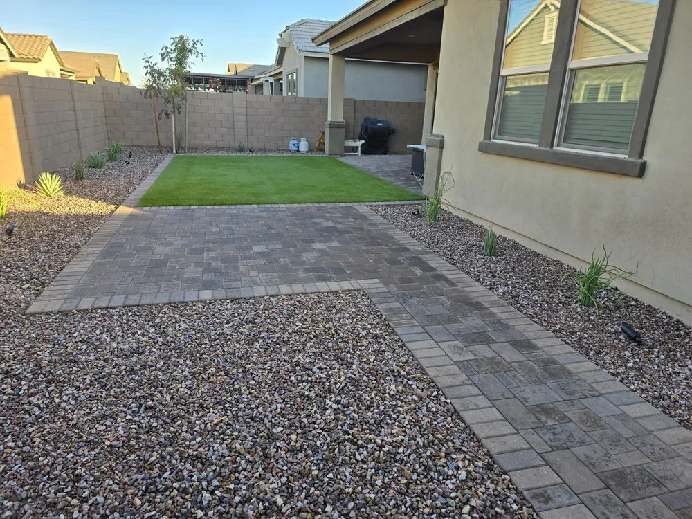 Local outdoor landscaping in Mesa, AZ by Newton Landscaping & Masonry