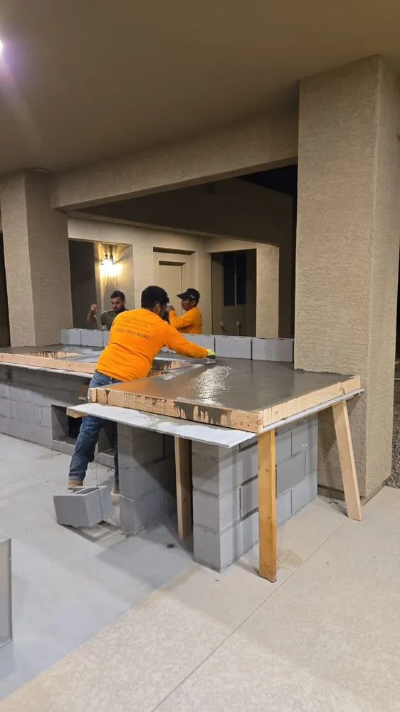 Professional lawn mowing service for homes in Mesa, AZ by Newton Landscaping & Masonry