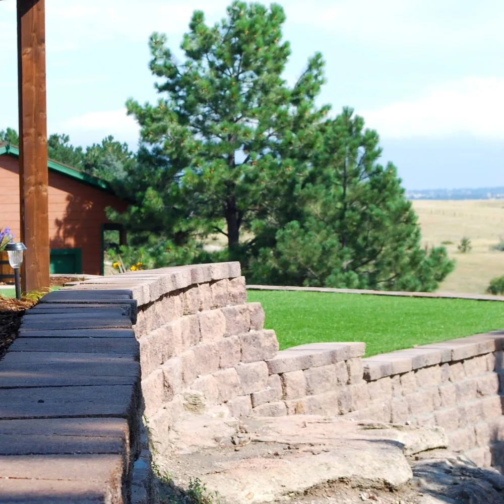 Affordable landscape installation with custom design in Denver, CO by Next 2 Natural Turf