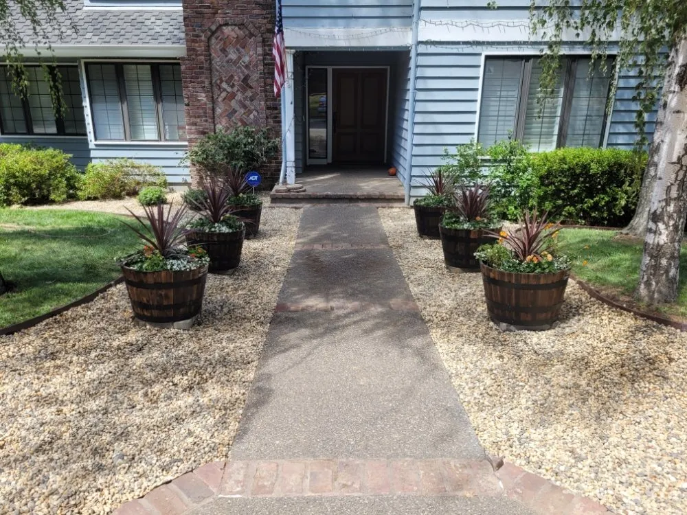 Custom landscape installation for residential properties across Sacramento, CA - Next Gen Landscape