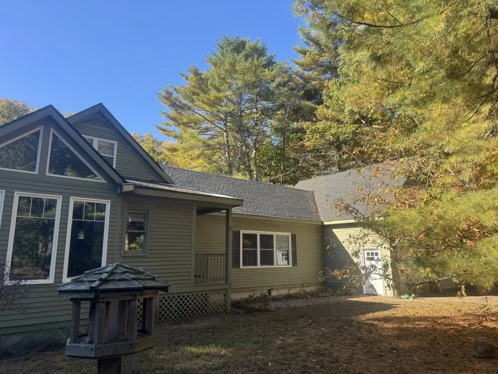 Local landscape installation in Saco, ME by Next Level Construction and Cleaning