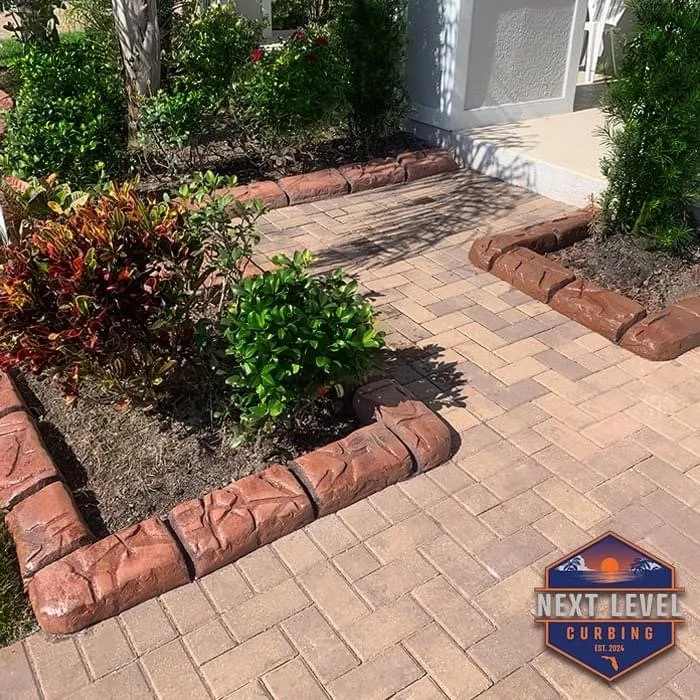 Custom landscape design in Groveland, FL - Next level curbing