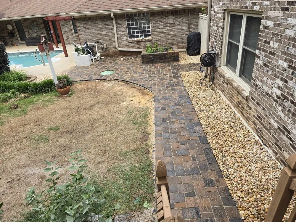 Affordable landscape installation for homes in Toney, AL by Next Level Landscaping