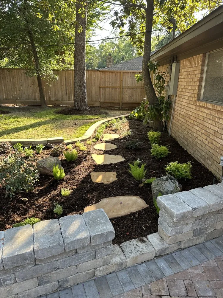 Expert outdoor landscaping in Houston, TX by Next View Landscaping Services