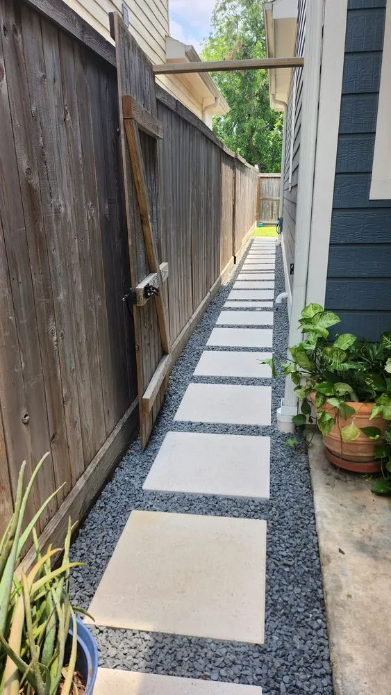 Trusted lawn mowing service with custom design in Houston, TX by Next View Landscaping Services