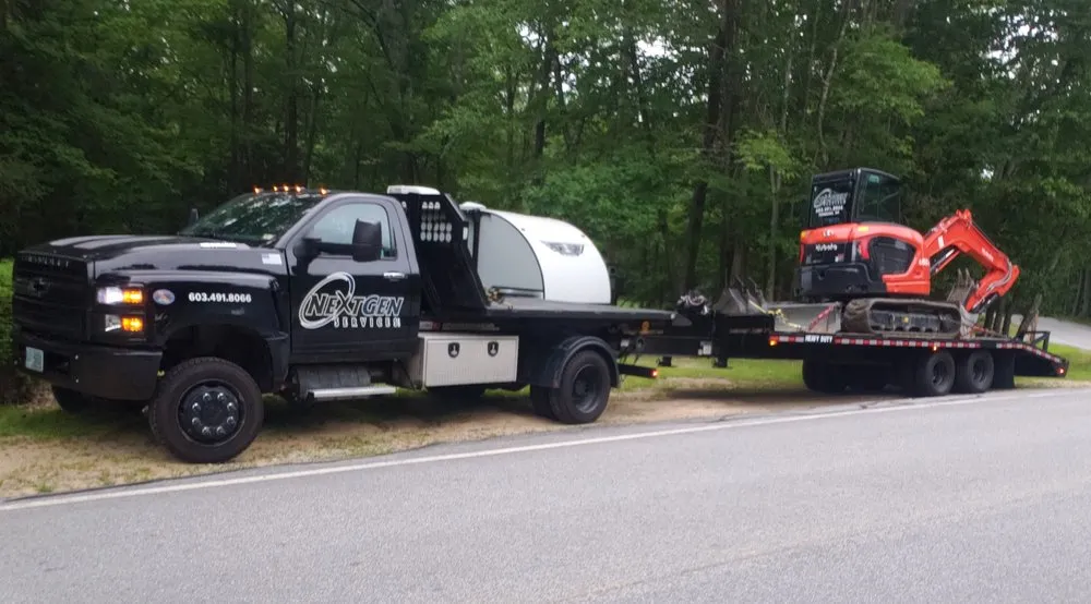 Affordable landscape installation in Suncook, NH by NextGen Services