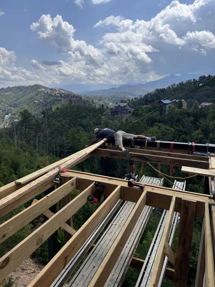 Expert lawn mowing service with custom design across Pigeon Forge, TN - NF Construction