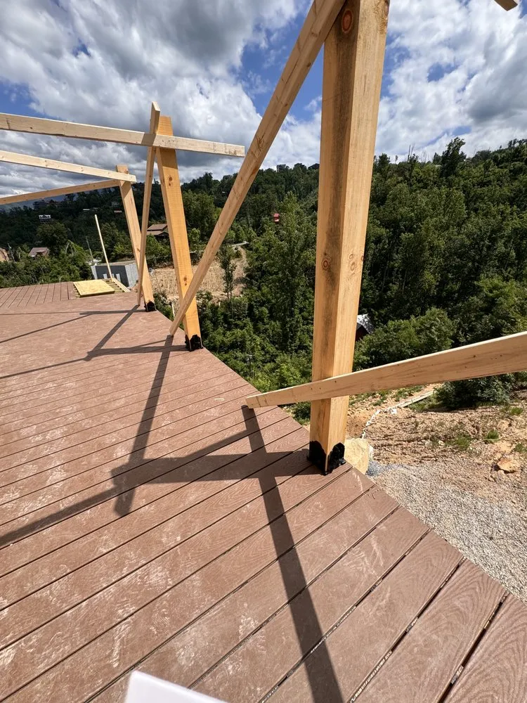 Professional landscape installation in Pigeon Forge, TN by NF Construction