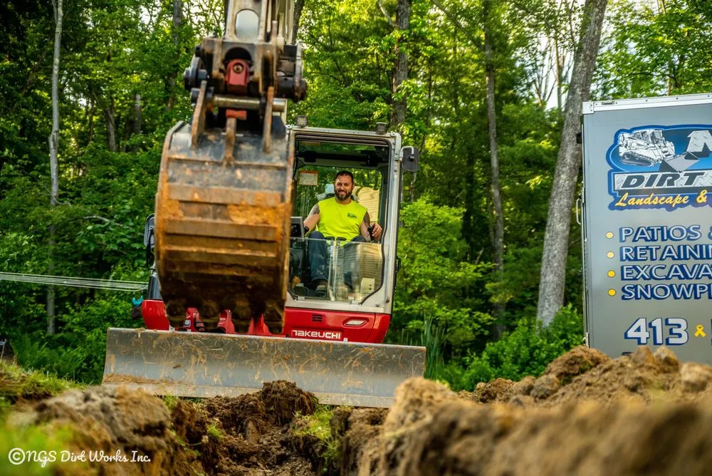 Custom yard cleanup service in Hampden, MA - NGS Dirt Works