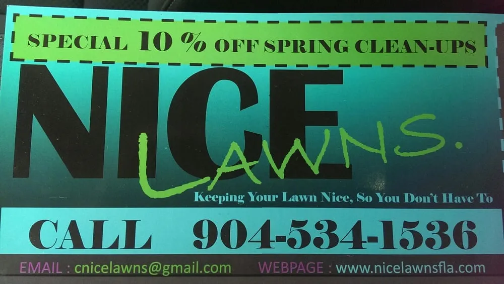 Custom lawn mowing service in Jacksonville, FL - Nice Lawns