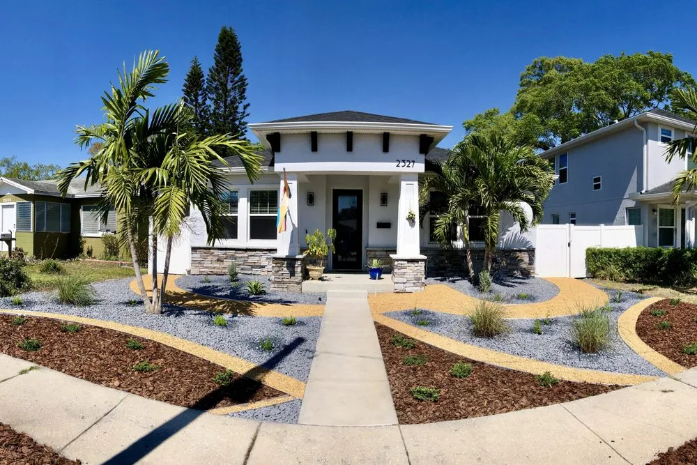 Custom lawn mowing service for beautiful yards in St. Petersburg, FL by Nice People Landscaping