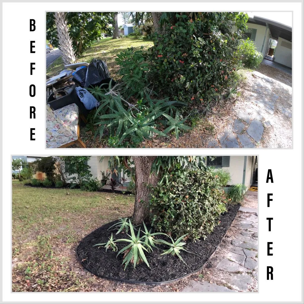 Custom garden landscaping in St. Petersburg, FL by Nice People Landscaping