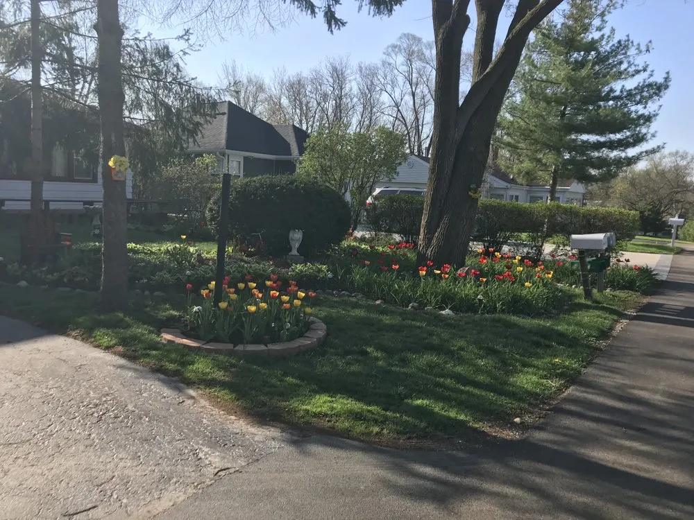 Custom landscape design in Island lake, IL by Nicholas Tree Care
