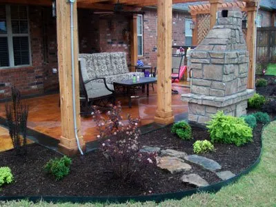 Local landscape installation in Fayetteville, AR by Nichols Reliable Lawn Care and More