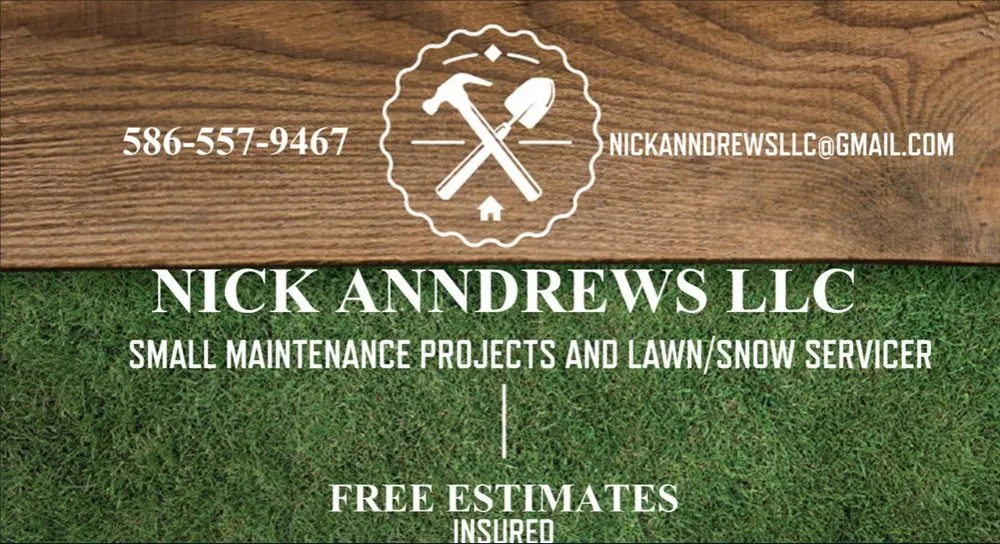 Affordable yard maintenance in Armada, MI by Nick Anndrews
