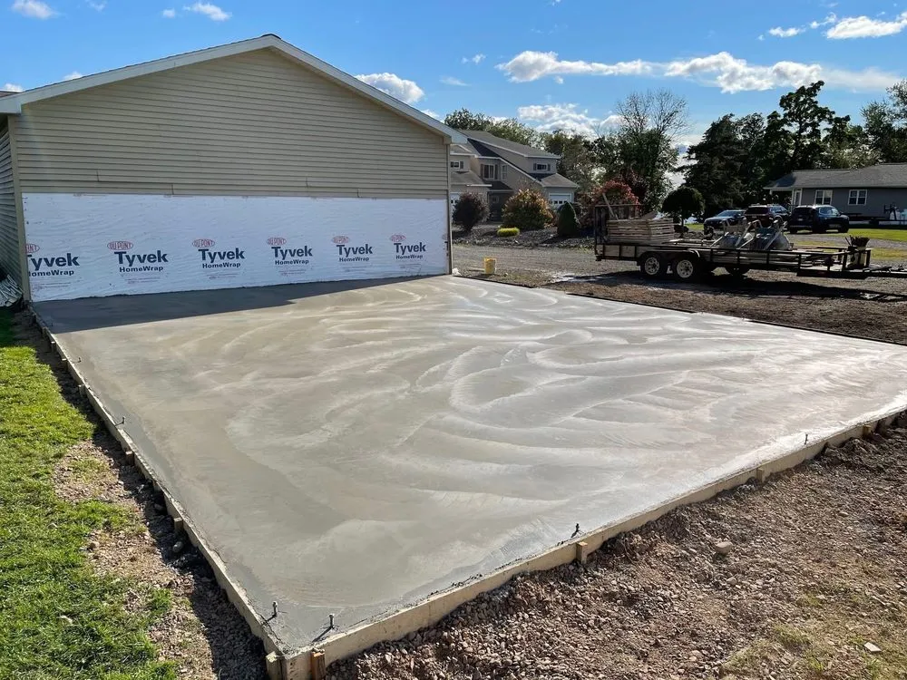 Local landscape installation in Bridgeport, NY - Nickerson Masonry