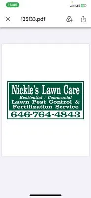 Nickle’s Lawn-Care Logo