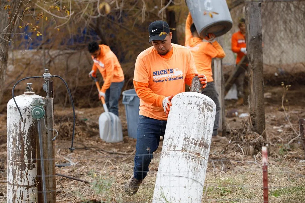 Custom yard cleanup service in Livermore, CA by Nick's Demo & Hauling