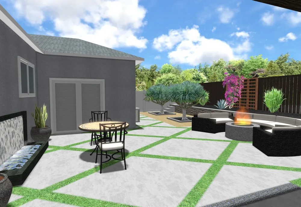 Custom landscaping services for beautiful yards in Moreno Valley, CA by Nicks Dreamscape Designs