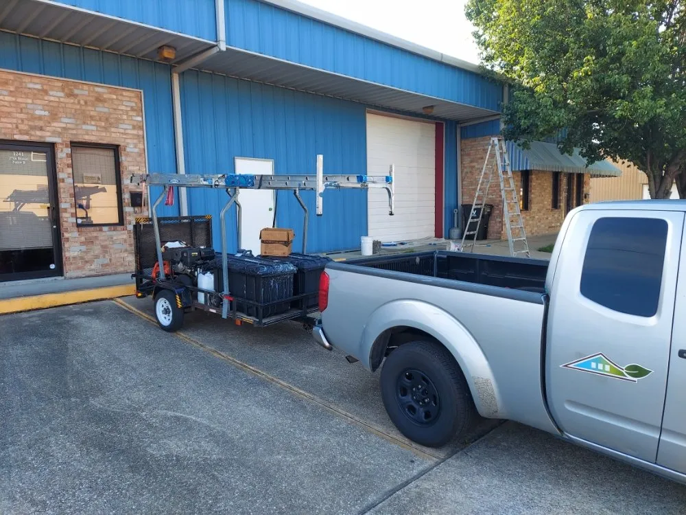 Professional yard cleanup service for homes in Marrero, LA by Nick's Exterior Home Maintenance