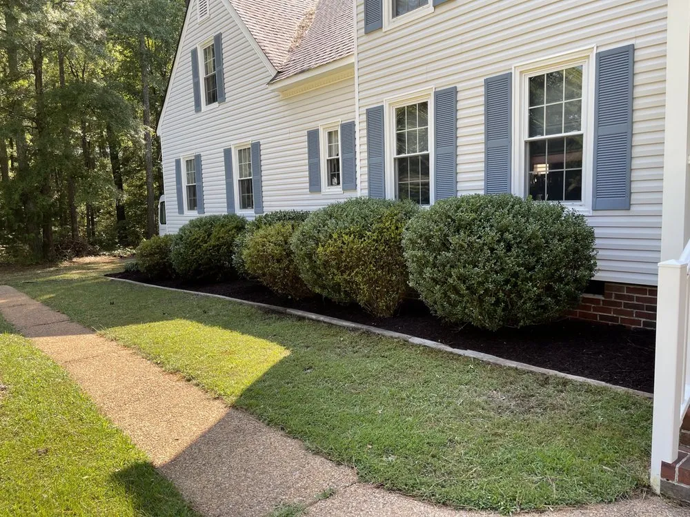 Custom landscape installation in Glen Allen, VA - Nick's Landscape & Design