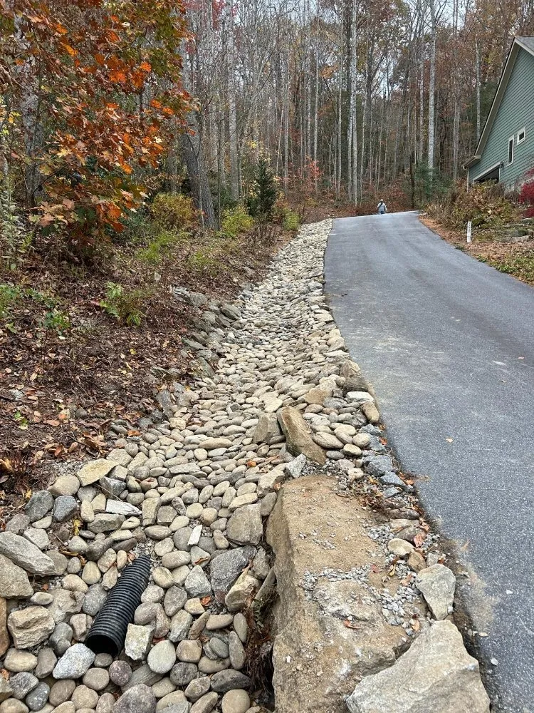 Expert outdoor landscaping with custom design in Hendersonville, NC by Nick's Landscaping & More