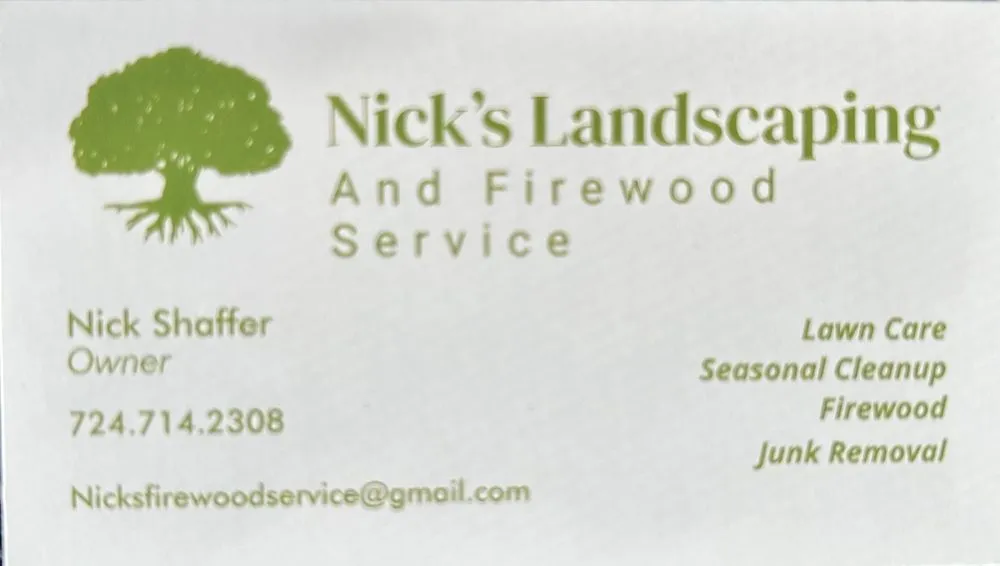 Professional lawn mowing service for beautiful yards across New Castle, PA - Nick’s Landscaping and Firewood Service
