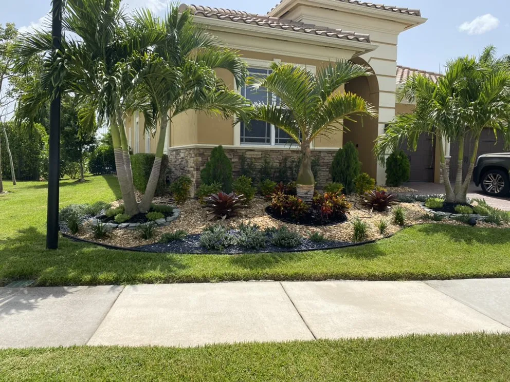 Top-rated garden landscaping in Pompano Beach, FL by Nick's Lawn & Nursery