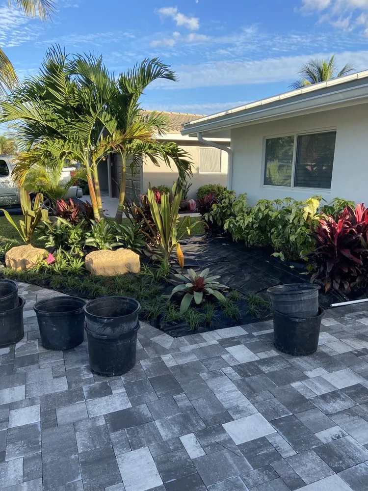 Trusted yard maintenance for year-round maintenance in Pompano Beach, FL by Nick's Lawn & Nursery