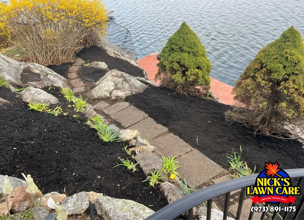Affordable residential landscaping for beautiful yards in Wharton, NJ by Nicks Lawn Care